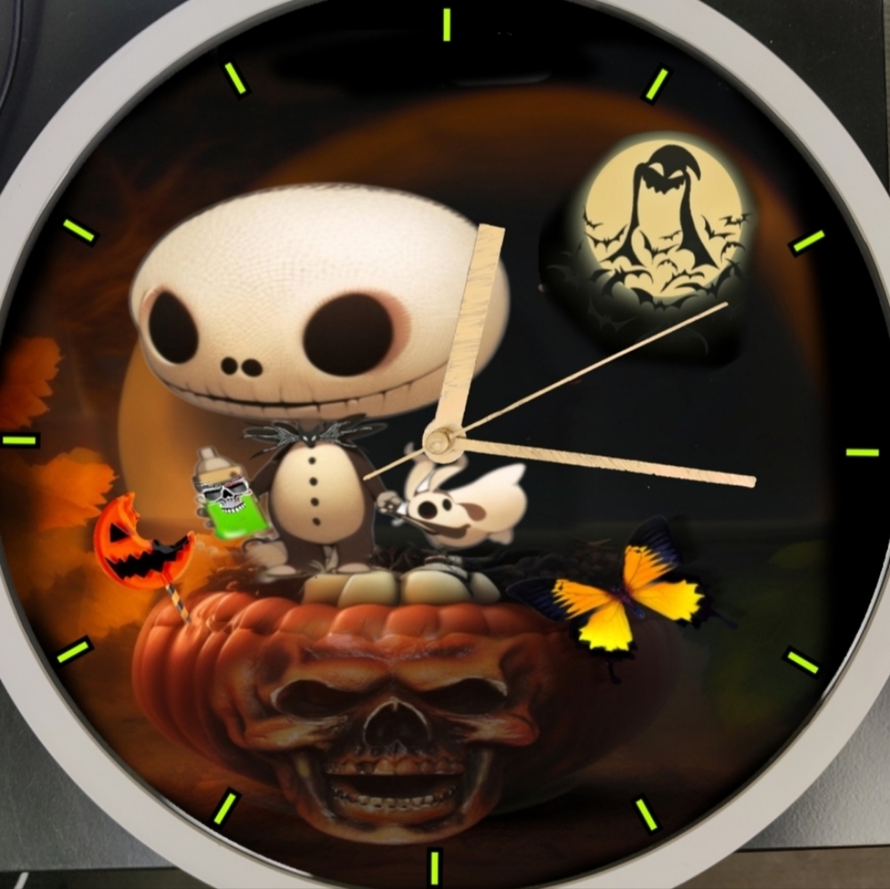 Jack skellington baby with zero oogy boogy moon creepy pumpkin